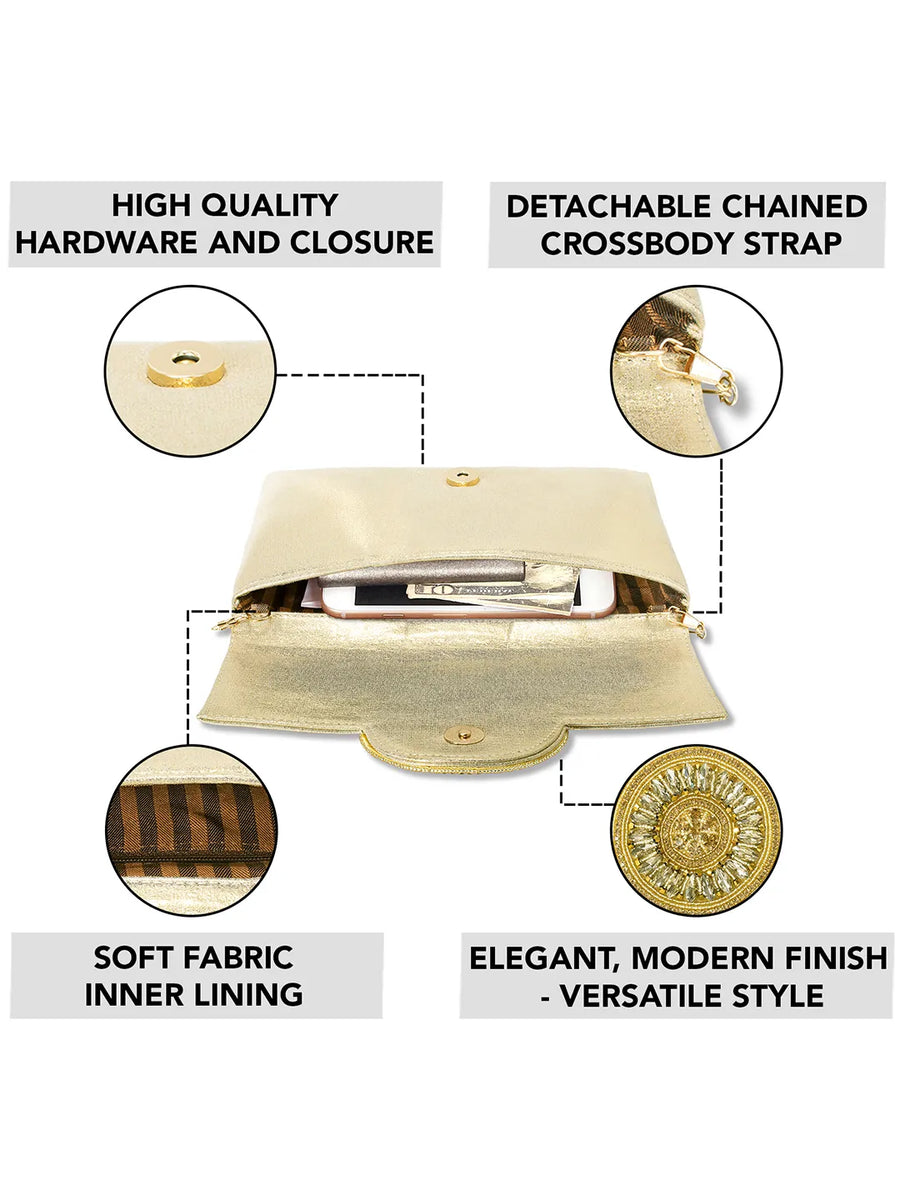 Design-Crafted Clutch by Peora | Artistic Fashion Accessory for Women

