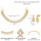 CZ Necklace Set – Premium Jewellery with Sparkling Finish by Peora
