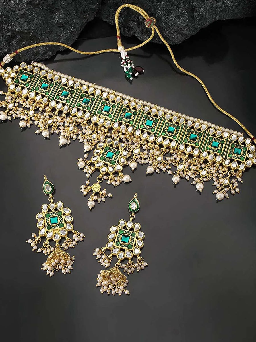 Kundan Choker Set | Peora Jewellery – Regal Bridal Statement