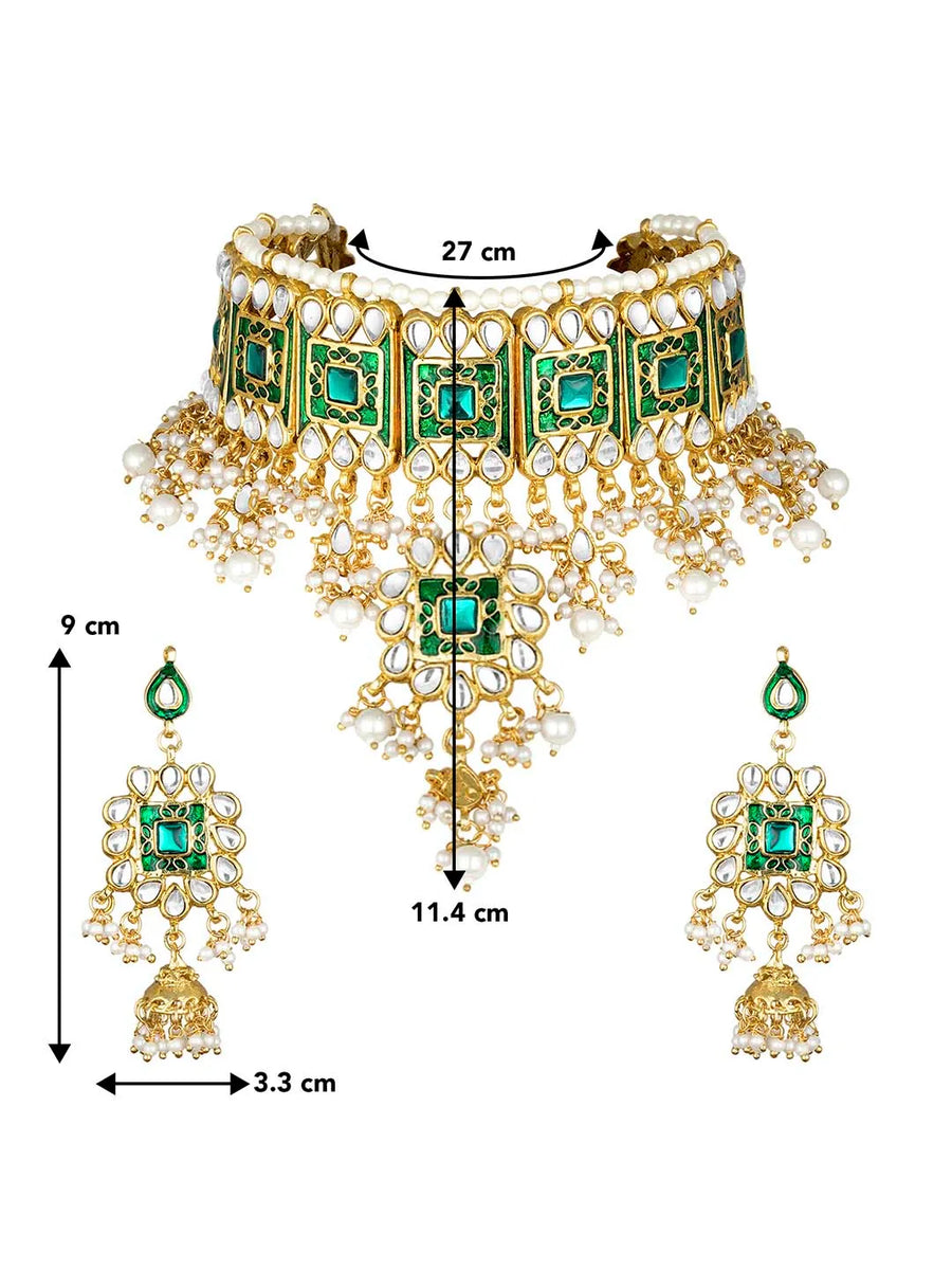 Kundan Choker Set | Peora Jewellery – Regal Bridal Statement