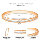CZ Kada Bracelet by Peora – Elegant Fashion Jewellery

