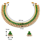Pearl Stones Necklace Set by Peora | Graceful Pearl Fashion Jewellery

