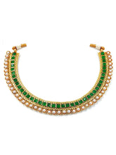 Pearl Stones Necklace Set by Peora | Graceful Pearl Fashion Jewellery

