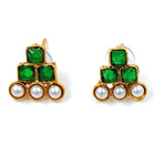 Pearl Stones Necklace Set by Peora | Graceful Pearl Fashion Jewellery

