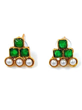 Pearl Stones Necklace Set by Peora | Graceful Pearl Fashion Jewellery

