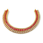 Pearl Stones Necklace Set by Peora | Graceful Pearl Fashion Jewellery

