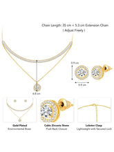 Two Layer Pendant Necklace Set – Trendy Fashion Jewellery by Peora

