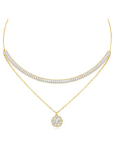 Two Layer Pendant Necklace Set – Trendy Fashion Jewellery by Peora

