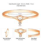 CZ Kada Bracelet by Peora – Stylish Fashion Jewellery


