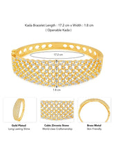 CZ Kada Bangle – Stunning Stone Bangle Jewellery by Peora
