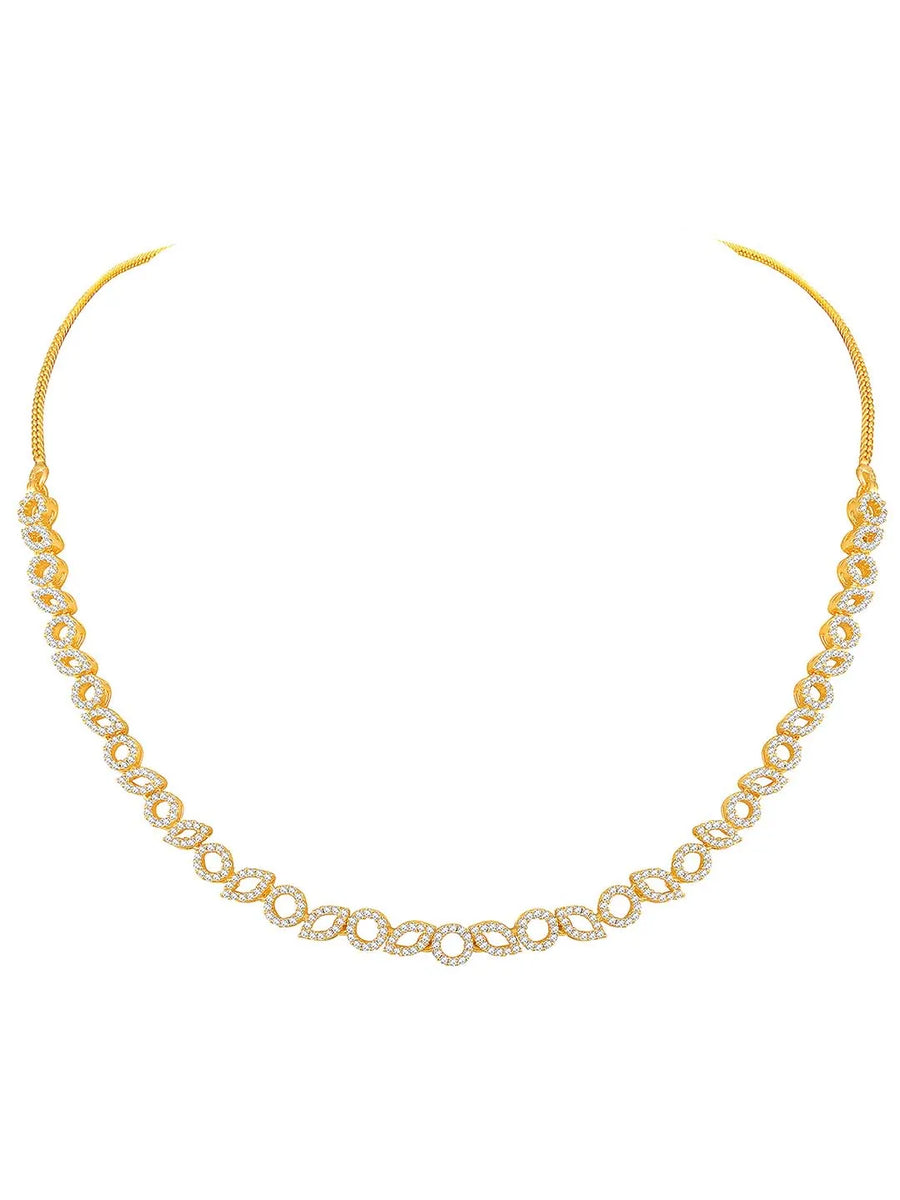 Diaries CZ Necklace Set – Elegant Storytelling Jewellery by Peora
