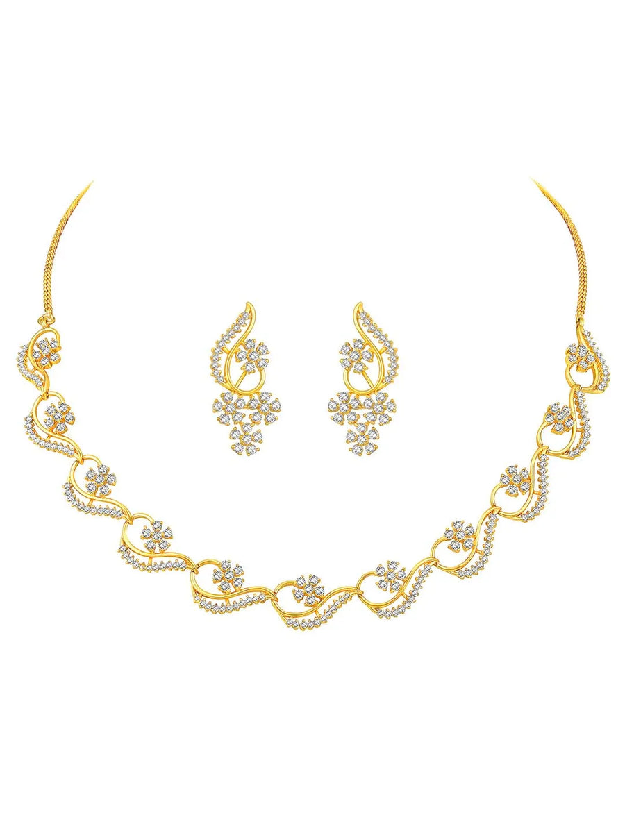 Ballet Floral Necklace Set – Graceful Floral Jewellery by Peora
