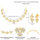 Ballet Floral Necklace Set – Graceful Floral Jewellery by Peora
