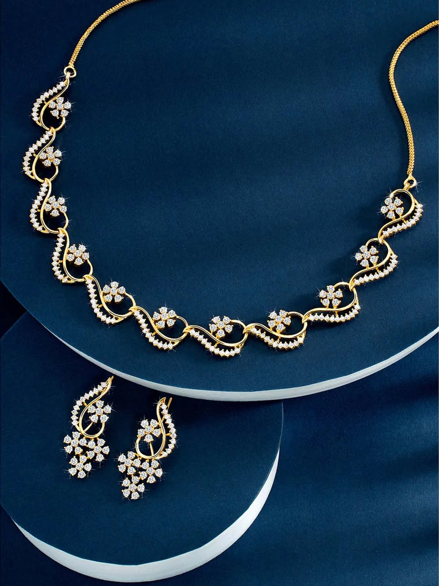 Ballet Floral Necklace Set – Graceful Floral Jewellery by Peora
