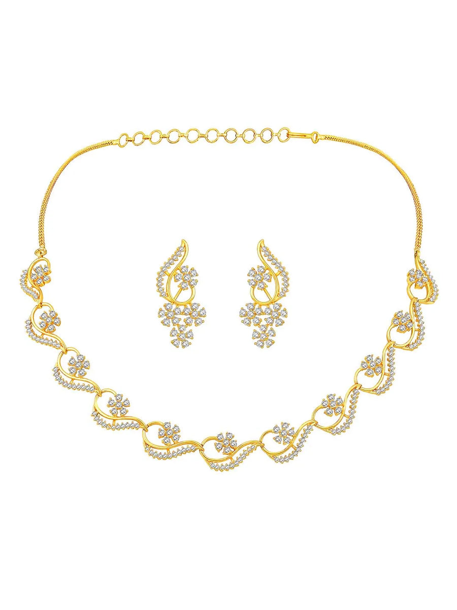 Ballet Floral Necklace Set – Graceful Floral Jewellery by Peora
