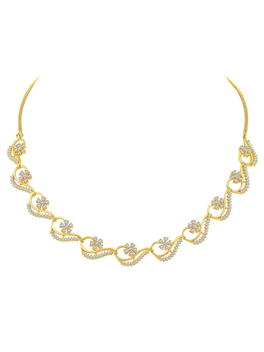 Ballet Floral Necklace Set – Graceful Floral Jewellery by Peora
