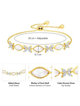 Pearl CZ Adjustable Bracelet by Peora – Graceful Fashion Jewellery

