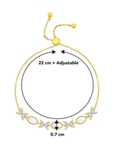 Pearl CZ Adjustable Bracelet by Peora – Graceful Fashion Jewellery


