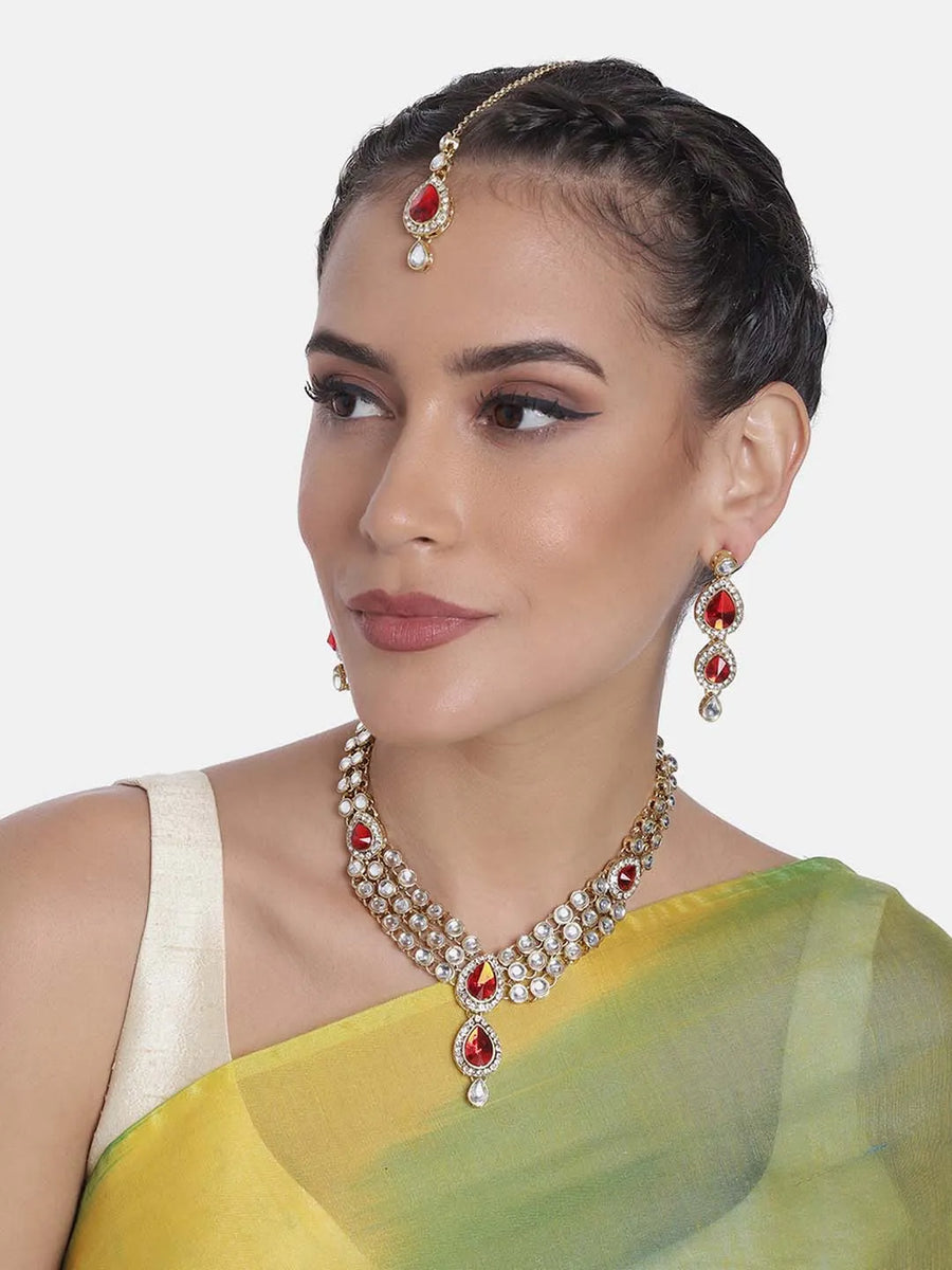 Necklace Set – Elegant & Complete Jewellery Sets for Women | Peora