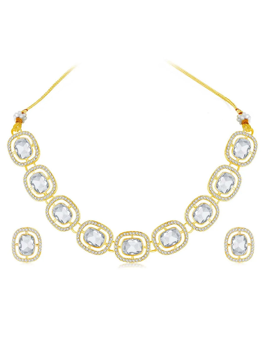 Short Necklace Set – Elegant & Minimal Jewellery for Women | Peora