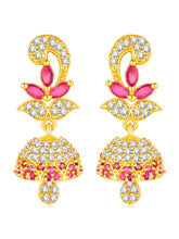 Multi Color CZ Earrings | Peora Colourful CZ Jewellery

