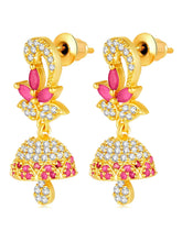 Multi Color CZ Earrings | Peora Colourful CZ Jewellery

