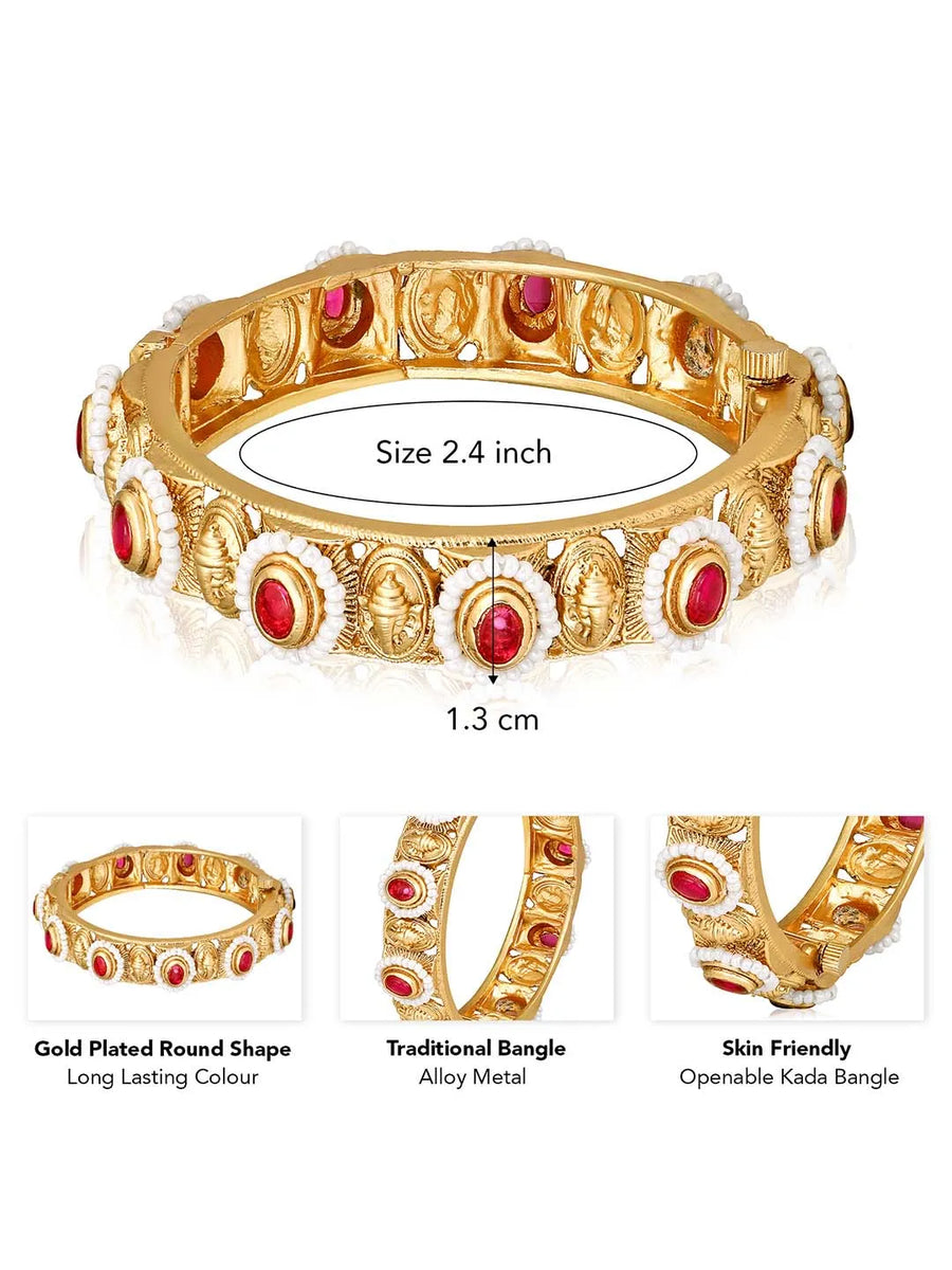 Stone Kada for Women – Designer Ethnic Jewellery | Peora