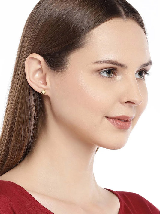 Ball Stud Earrings by Peora | Minimalist Fashion Jewellery for Daily Wear

