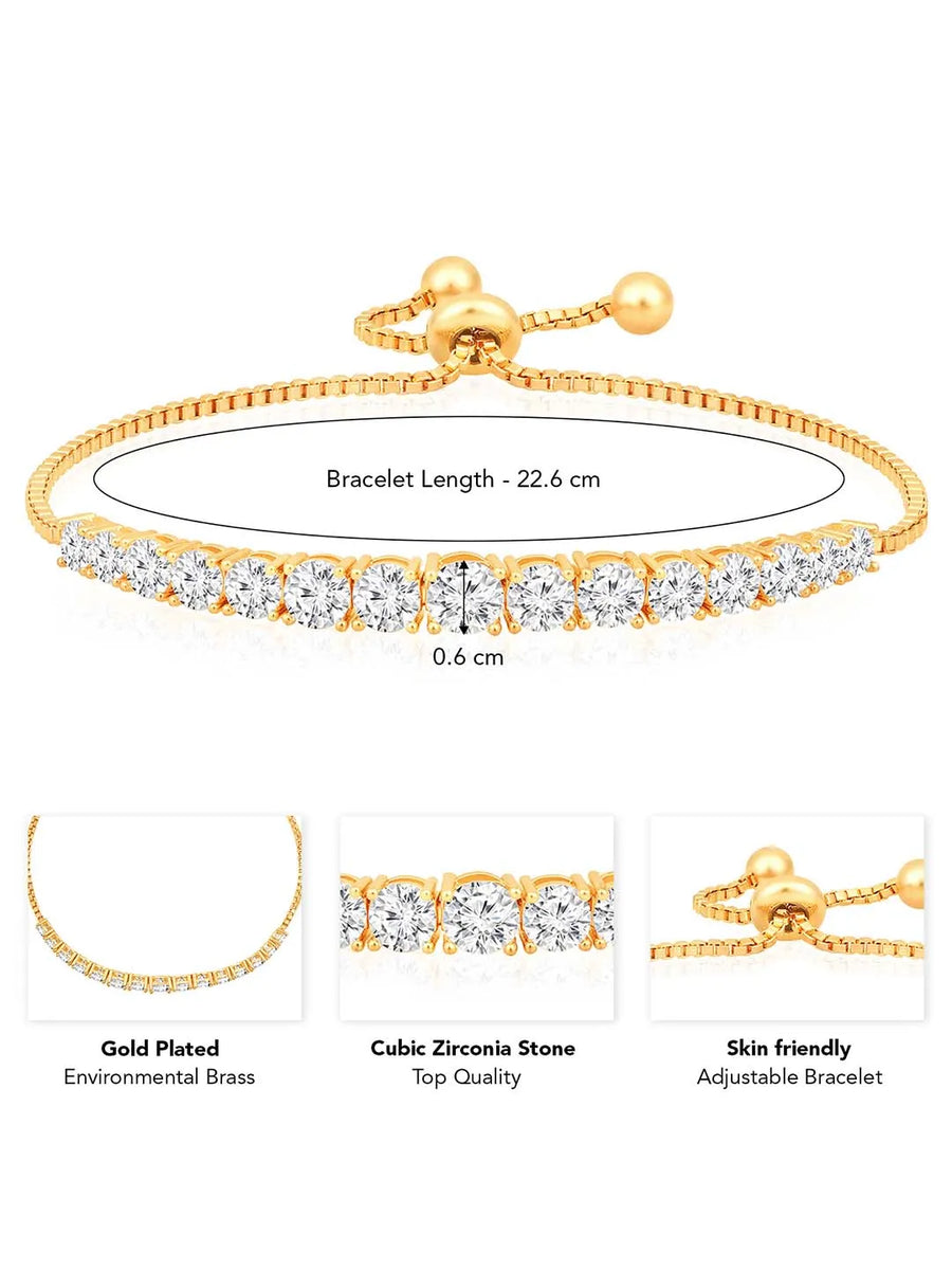 CZ Bracelet – Stylish Sparkling Jewellery by Peora
