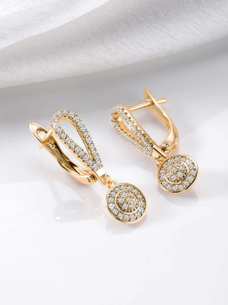 Sparkle CZ Drop Earrings by Peora – Radiant Fashion Jewellery

