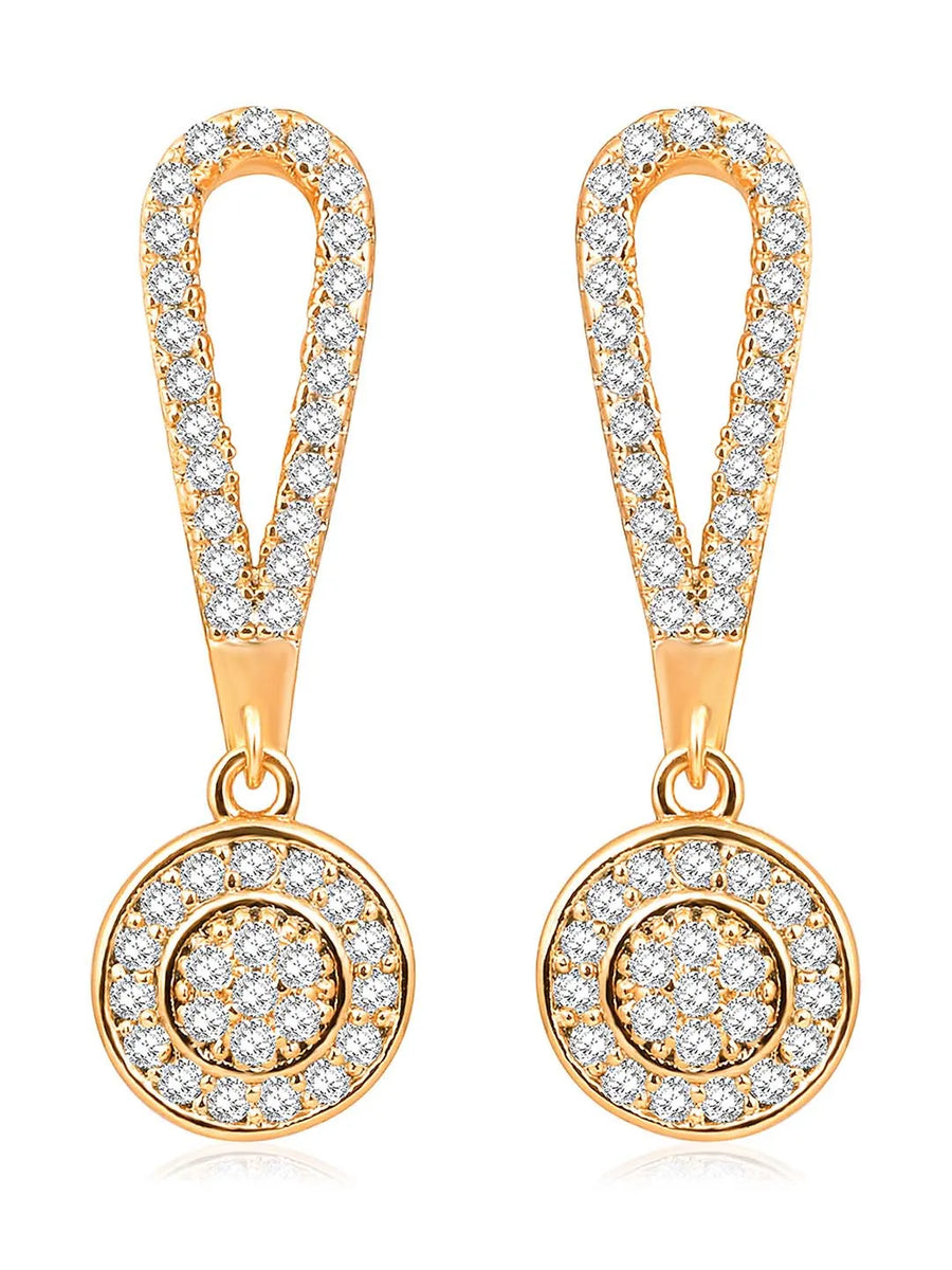 Sparkle CZ Drop Earrings by Peora – Radiant Fashion Jewellery

