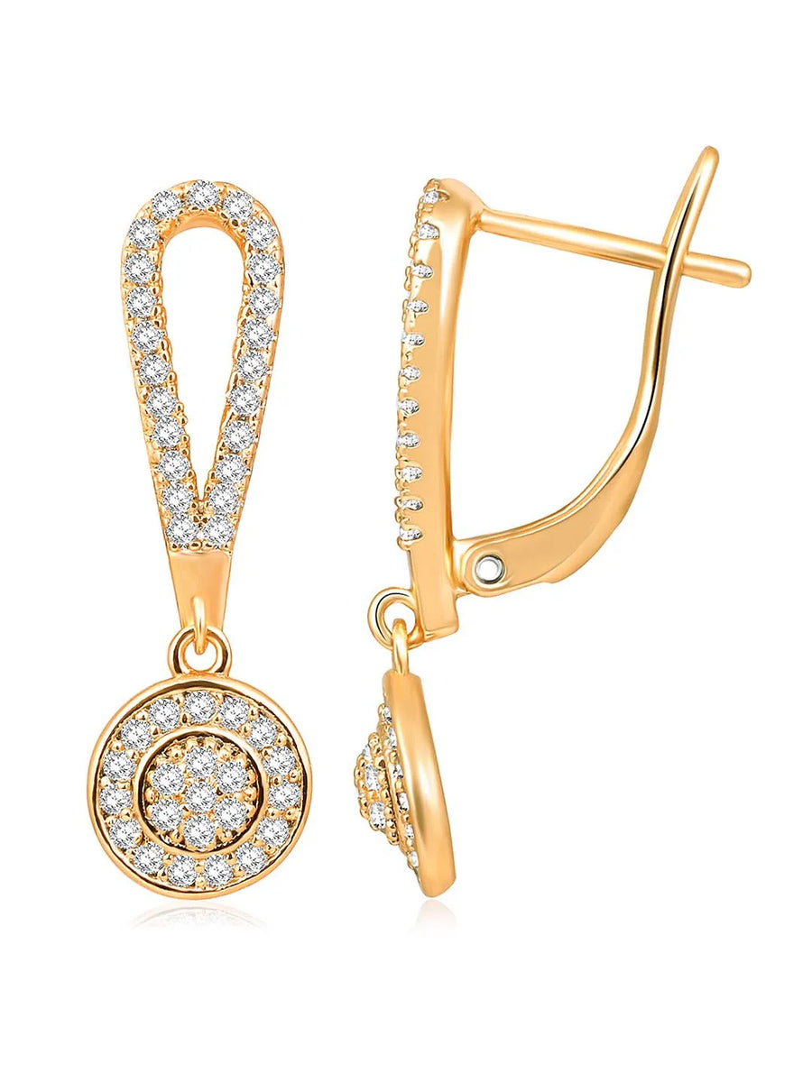 Sparkle CZ Drop Earrings by Peora – Radiant Fashion Jewellery

