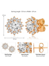 Classic CZ Stud Earrings by Peora – Timeless Fashion Jewellery


