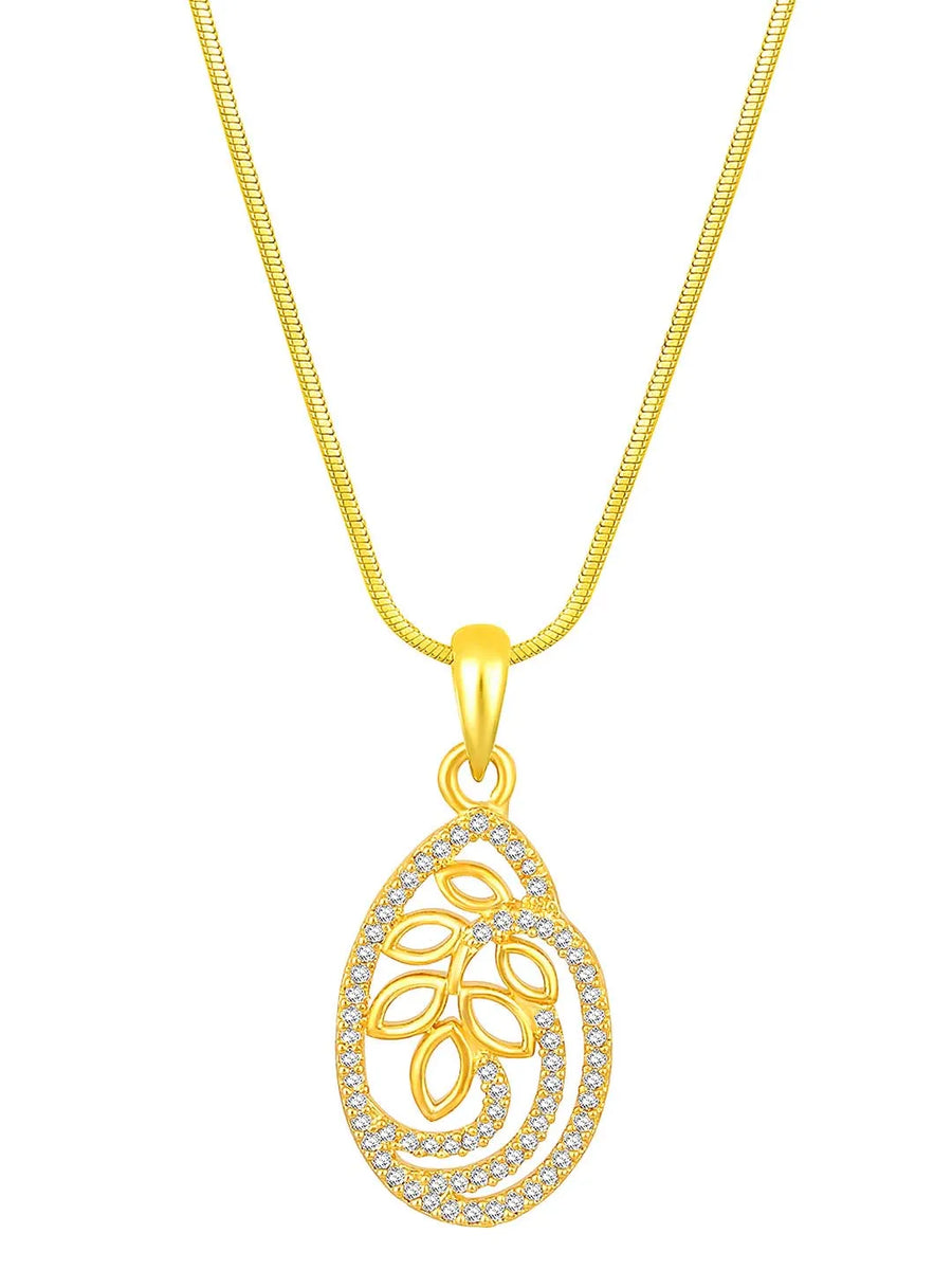 Timeless Divine Droplets CZ Pendant Set
