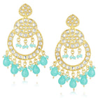Earrings of Teal Radiance – Vibrant Jewellery by Peora