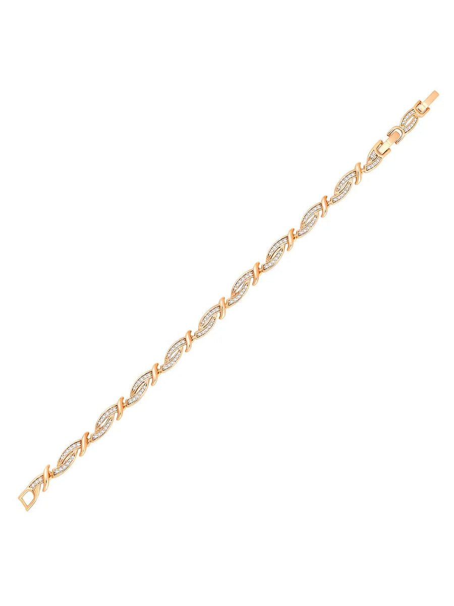 CZ Sleek and Elegant Bracelet by Peora | Minimalist Fashion Jewellery

