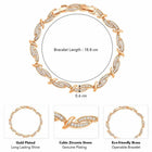 CZ Sleek and Elegant Bracelet by Peora | Minimalist Fashion Jewellery

