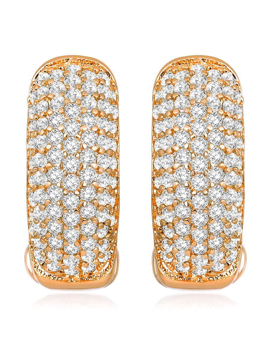 CZ Hoop Earrings by Peora – Stylish Fashion Jewellery

