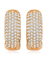 CZ Hoop Earrings by Peora – Stylish Fashion Jewellery

