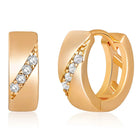 Gilded Grace CZ Hoops by Peora – Luxurious Fashion Jewellery

