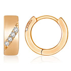 Gilded Grace CZ Hoops by Peora – Luxurious Fashion Jewellery

