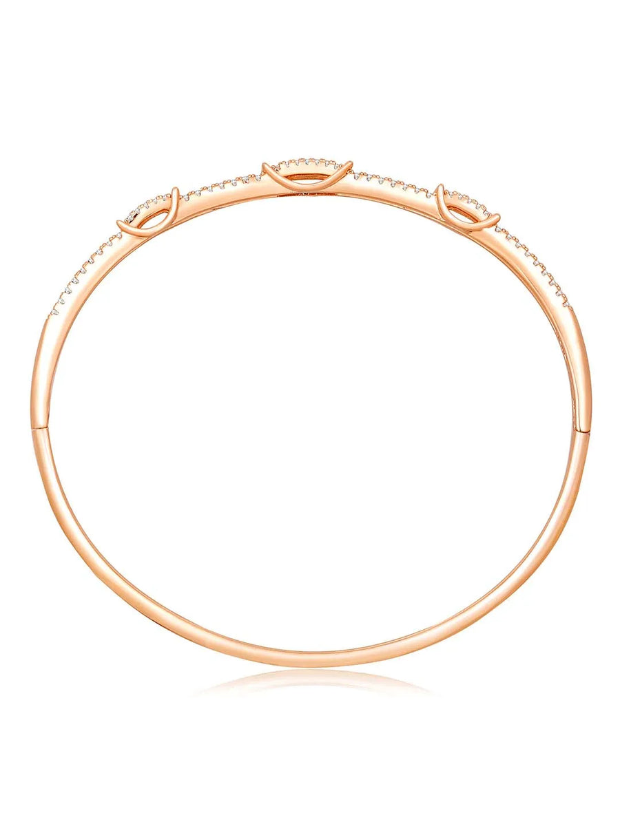 Glistening Grace CZ Kada by Peora – Elegant Fashion Jewellery