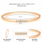 CZ Kada – Sparkling Cubic Zirconia Ethnic Jewellery | Peora