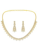 Grace CZ Necklace Set – Elegant Cubic Zirconia Jewellery by Peora
