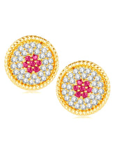 Orbs CZ Stud Earrings – Sparkling Jewellery by Peora