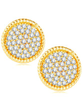 Orbs CZ Stud Earrings – Sparkling Jewellery by Peora