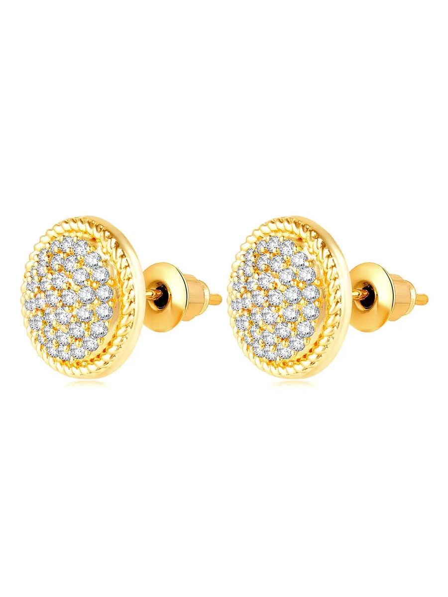 Orbs CZ Stud Earrings – Sparkling Jewellery by Peora