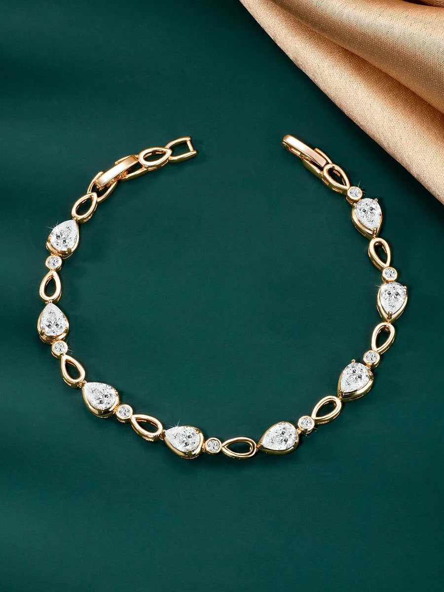 CZ Bracelet – Elegant Cubic Zirconia Jewellery for Women | Peora