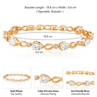 CZ Bracelet – Elegant Cubic Zirconia Jewellery for Women | Peora