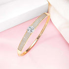 Luster CZ Kada – Sparkling Cubic Zirconia Kada for Women | Peora
